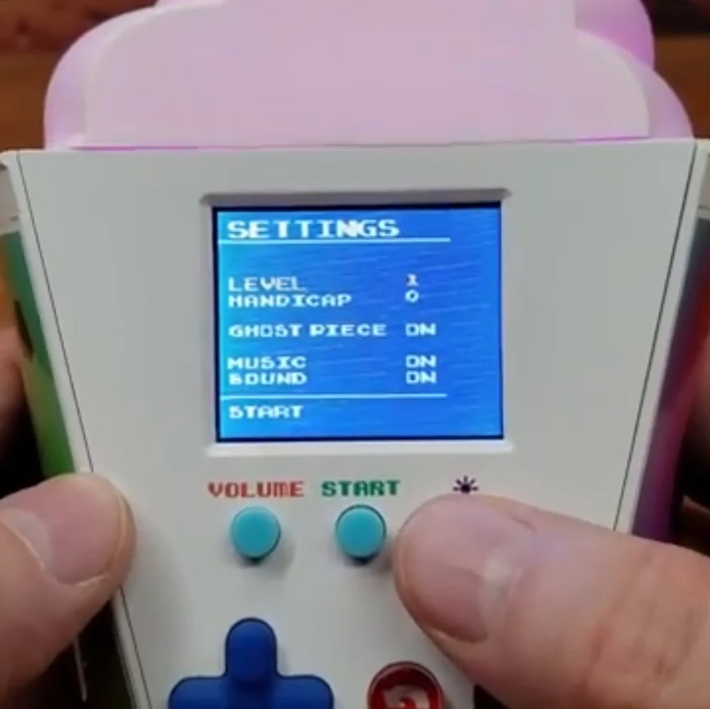 Tetris Slurpee NIB Portable Gaming System - White
